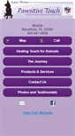 Mobile Screenshot of pawsitivetouch.org